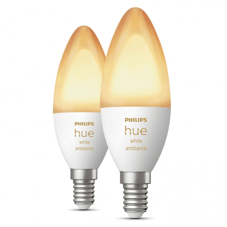Philips Hue White Ambiance E14 Kron 2- Philips Hue White Ambiance E14 Kron 2-