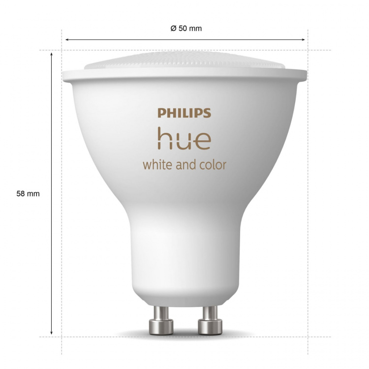 Philips Hue White and Color GU10 2-pac