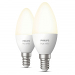 Philips Hue White E14 Kron 2-pack Philips Hue White E14 Kron 2-pack