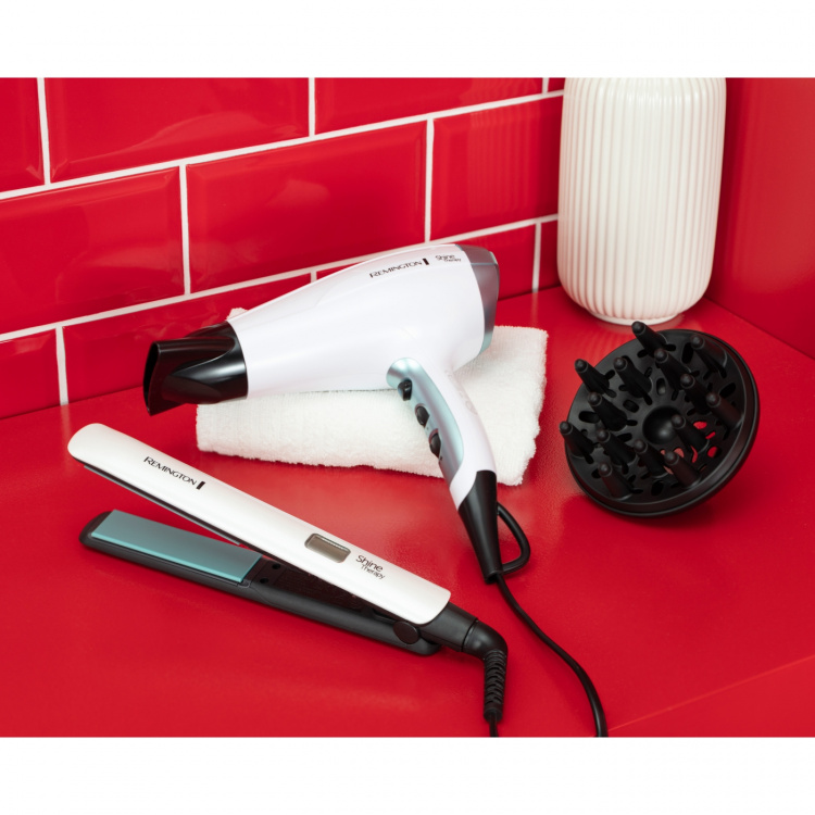 Remington Hårfön&Plattång S8500 Shine Th Remington Hårfön&Plattång S8500 Shine Th