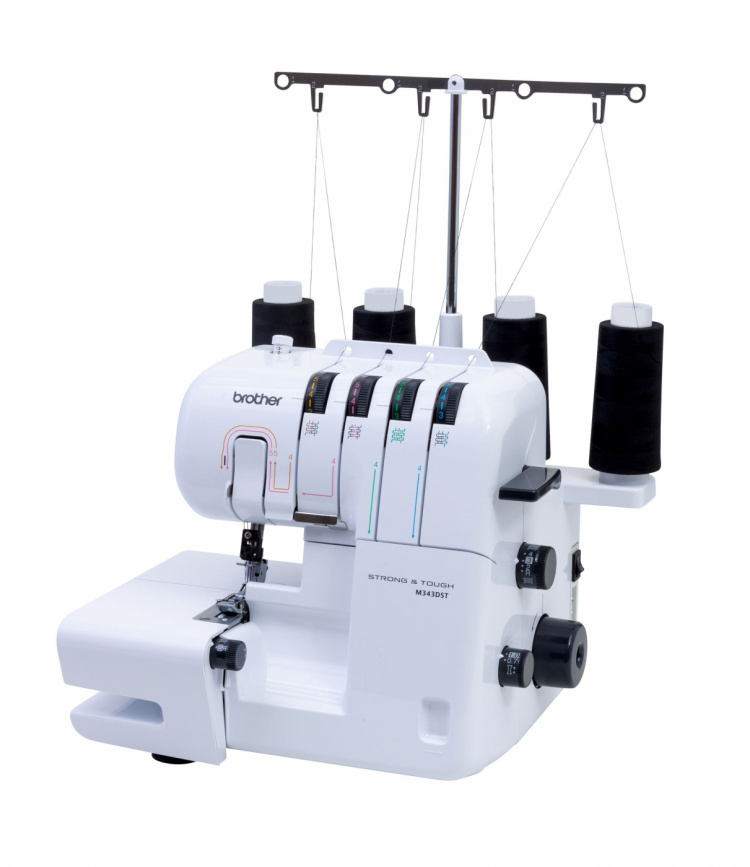 Brother M343DST Strong & Tough Overlock incl. Aanschuiftafel en extra naaivoeten