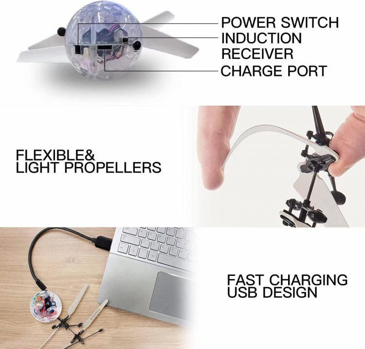 Vliegende RGB-drone Vliegende RGB-drone