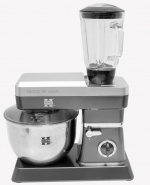 Herzberg HG-5065 2-in-1 keukenhulp 6,5 liter en 1,7 blender - 1200W, zwart