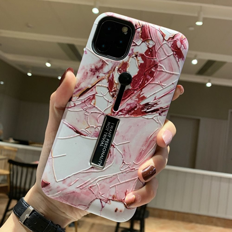 Fashion hoesje met vingerhouder - iPhone 11 Pro Max Fashion hoesje met vingerhouder - iPhone 11 Pro Max