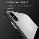 CAFELE iPhone X/XS Glass hoesje met magneetslot voor in de kleur Zilver