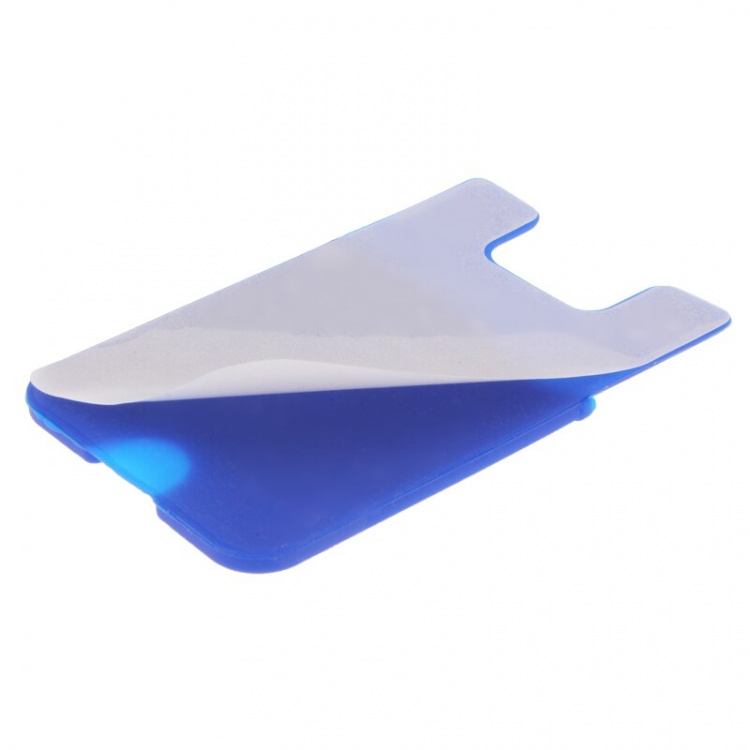 Smart Wallet Silicone Kaarthouder - Universeel Blauw Smart Wallet Silicone Kaarthouder - Universeel Blauw