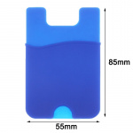 Smart Wallet Silicone Kaarthouder - Universeel Blauw Smart Wallet Silicone Kaarthouder - Universeel Blauw