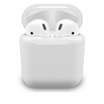 Siliconen beschermhoesje voor Apple Airpods, wit Siliconen beschermhoesje voor Apple Airpods, wit