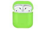 Siliconen beschermhoesje voor Apple Airpods, groen Siliconen beschermhoesje voor Apple Airpods, groen