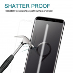3D gehard glas screenprotector voor Samsung Galaxy S9 - Wit