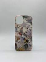 Marmer hoesje met abstract schilderij voor iPhone 11 Pro Max