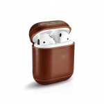 Leren hoesje voor Apple Airpods met gesp Leren hoesje voor Apple Airpods met gesp