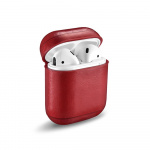 Leren hoesje voor Apple Airpods met gesp Leren hoesje voor Apple Airpods met gesp