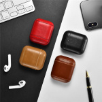 Leren hoesje voor Apple Airpods met gesp Leren hoesje voor Apple Airpods met gesp