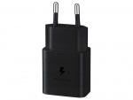 Samsung EP-T1510X USB-C 15W Wandoplader + 3A USB-C Kabel, Zwart