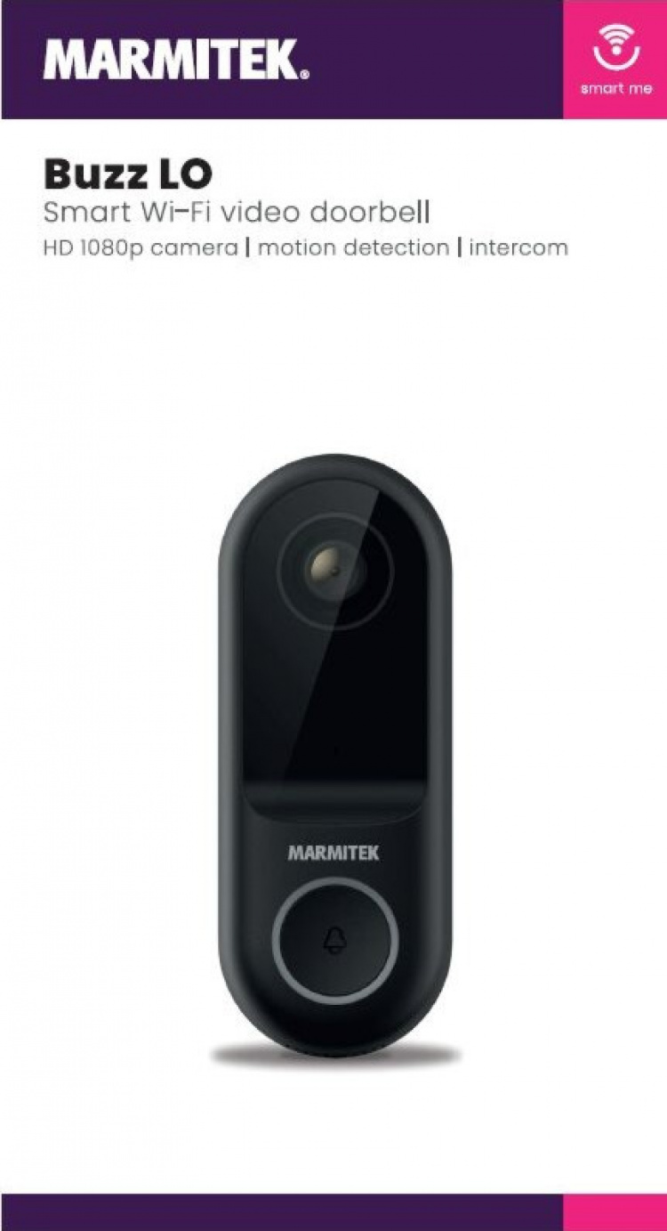 Marmitek Slimme BuzzLO videodeurbel HD1080p camera