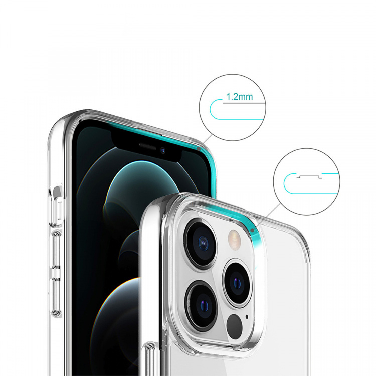 Crystal case voor iPhone 16 Pro Max, Transparant Crystal case voor iPhone 16 Pro Max, Transparant