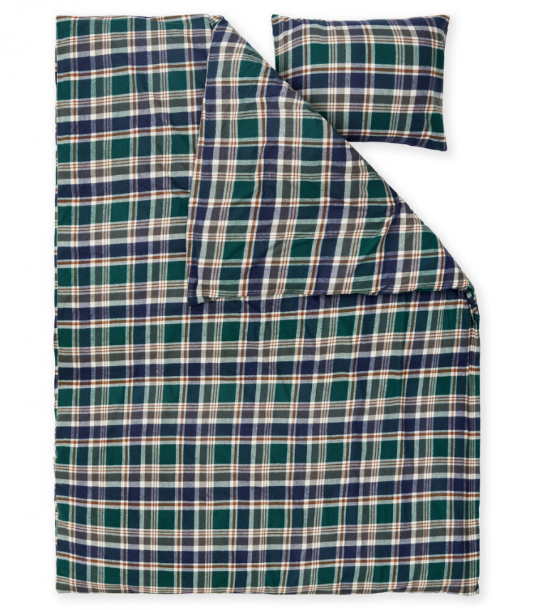 Lord Nelson Mellbyn Flanellen Dekbedovertrekset, Groen