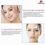 Cenocco Beauty Magnetische microvibratie gezichtsmassager met LED