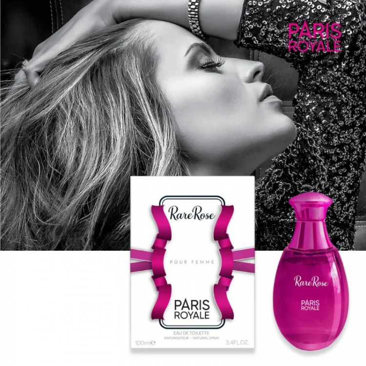 Paris Royale PR006: Rare Rose voor Vrouwen 100ml EDT Paris Royale PR006: Rare Rose voor Vrouwen 100ml EDT