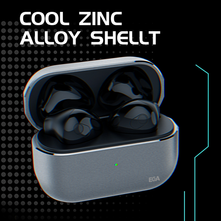 ET03 Echte draadloze Bluetooth-koptelefoon, zwart