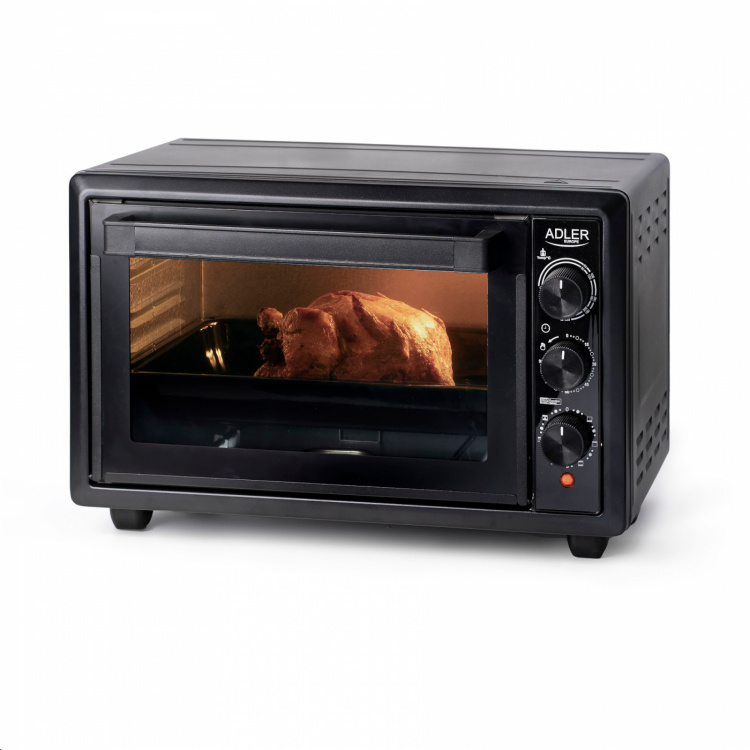 Adler AD 6023 Mini-oven 26L, Zwart Adler AD 6023 Mini-oven 26L, Zwart