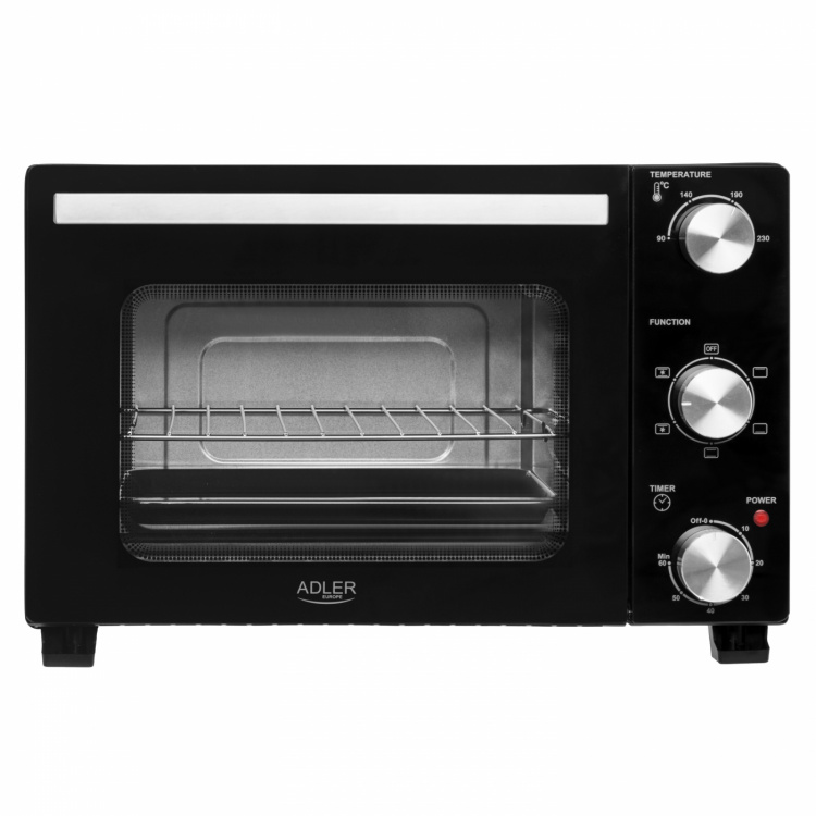 Adler AD 6024 Mini Oven 22L, Zwart Adler AD 6024 Mini Oven 22L, Zwart