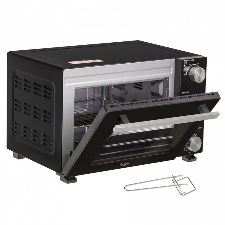 Adler AD 6024 Mini Oven 22L, Zwart Adler AD 6024 Mini Oven 22L, Zwart