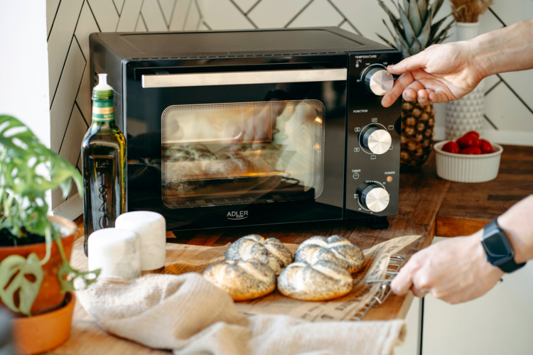 Adler AD 6024 Mini Oven 22L, Zwart Adler AD 6024 Mini Oven 22L, Zwart