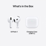 Apple AirPods 4 hoofdtelefoon voor in de oren Apple AirPods 4 hoofdtelefoon voor in de oren