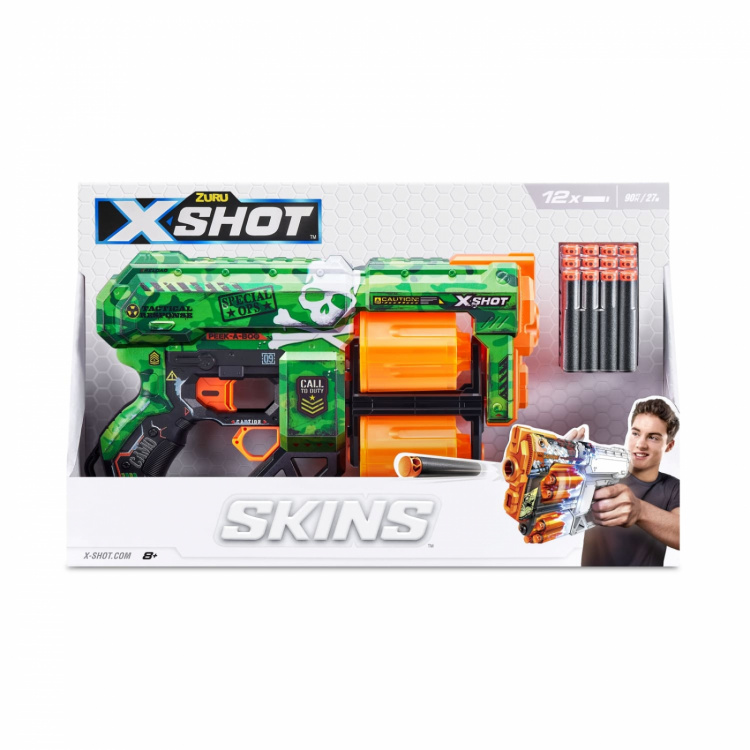 Zuru X-Shot Huiden Dread Kleur, Groen