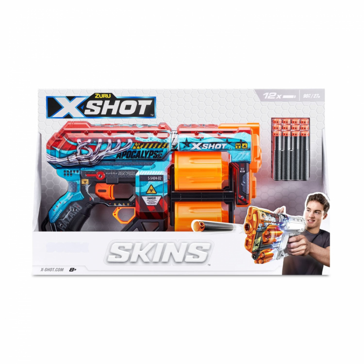Zuru X-Shot Skins Dread Apocalyps, Blauw