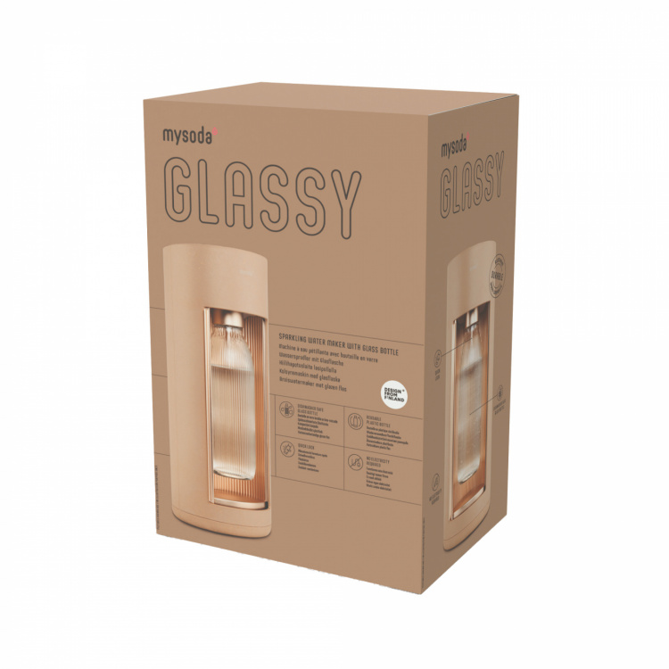 Mysoda Glassy sparkling water maker, Latte