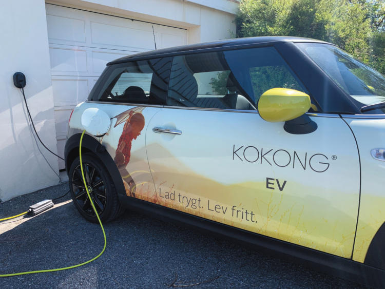 Kokong Ev Zen-oplader, Fjordblauw Kokong Ev Zen-oplader, Fjordblauw