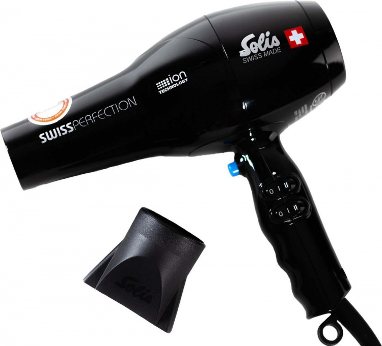 Solis Swiss Perfection 440 Black haardroger