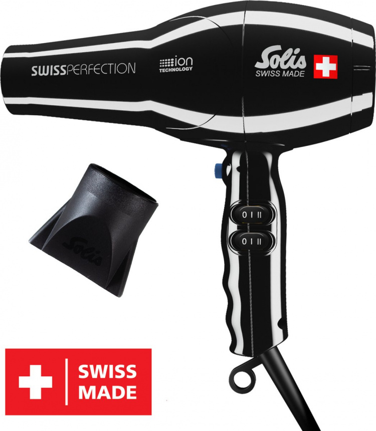 Solis Swiss Perfection 440 Black haardroger