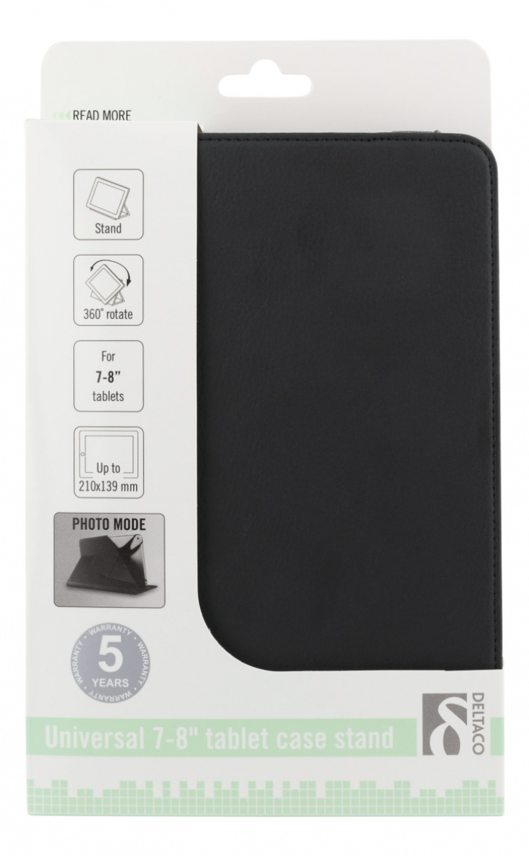DELTACO Universele tablethoes, 7/8