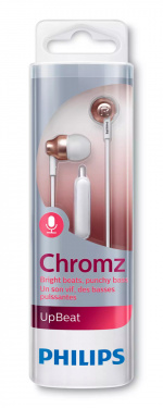 Philips Chromz In-ear headphones w/mic, Rosegold