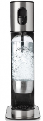 AGA Aqvia Exclusive Steel Black inclusief 2 flessen + kolsyrepatron AGA Aqvia Exclusive Steel Black inclusief 2 flessen + kolsyrepatron