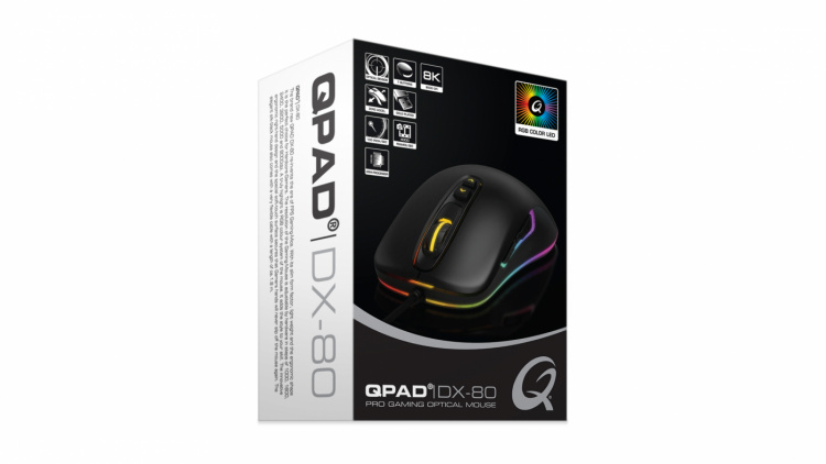 QPAD DX 80 FPS Gaming muis