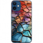Mobiele hoes voor Apple iPhone 12 met Metallic patroon ontwerp