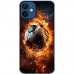 Mobiele hoes voor Apple iPhone 12 met Voetbal ontwerp