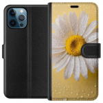 Portemonnee-hoesje voor Apple iPhone 12 Pro met Porseleinbloem ontwerp