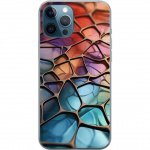 Mobiele hoes voor Apple iPhone 12 Pro met Metallic patroon ontwerp