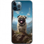 Mobiele hoes voor Apple iPhone 12 Pro met Blije Hond ontwerp