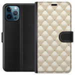 Portemonnee-hoesje voor Apple iPhone 12 Pro Max met Goudglans ontwerp