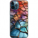 Mobiele hoes voor Apple iPhone 12 Pro Max met Metallic patroon ontwerp