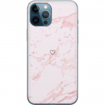 Mobiele hoes voor Apple iPhone 12 Pro Max met Roze Hart ontwerp