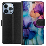 Portemonnee-hoesje voor Apple iPhone 13 Pro met Magische bloemen ontwerp