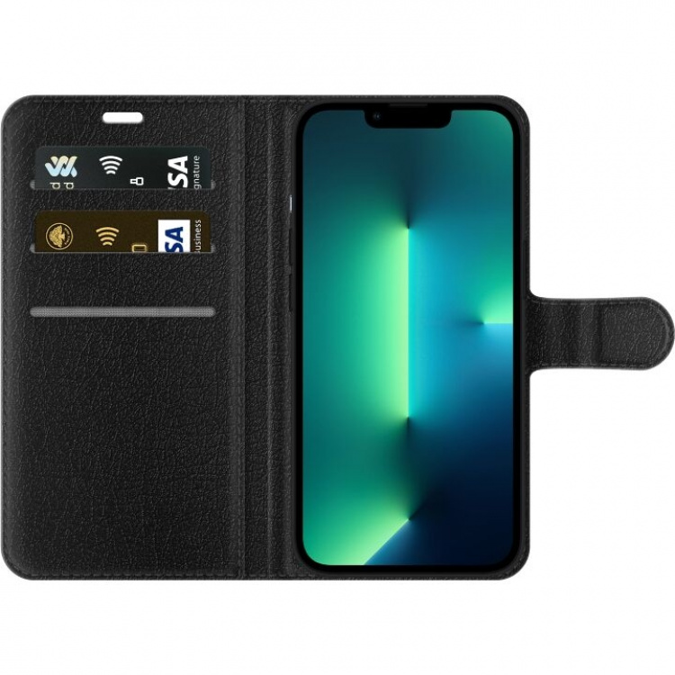 Portemonnee-hoesje voor Apple iPhone 13 Pro met Kersen ontwerp